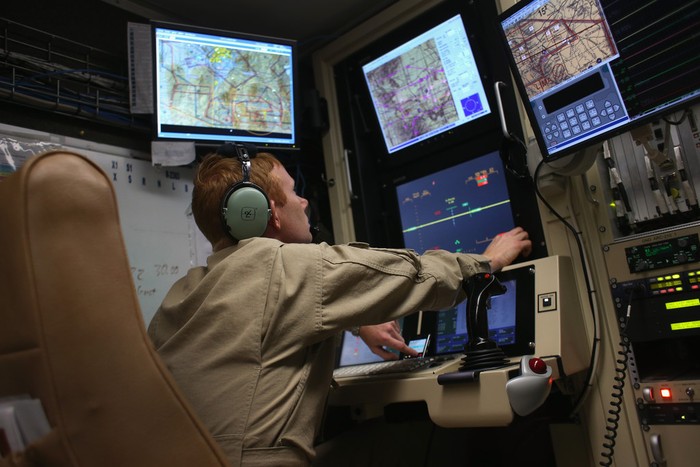 Hệ thống màn hình thu nhận tín hiệu do MQ-9 Predator gửi về
